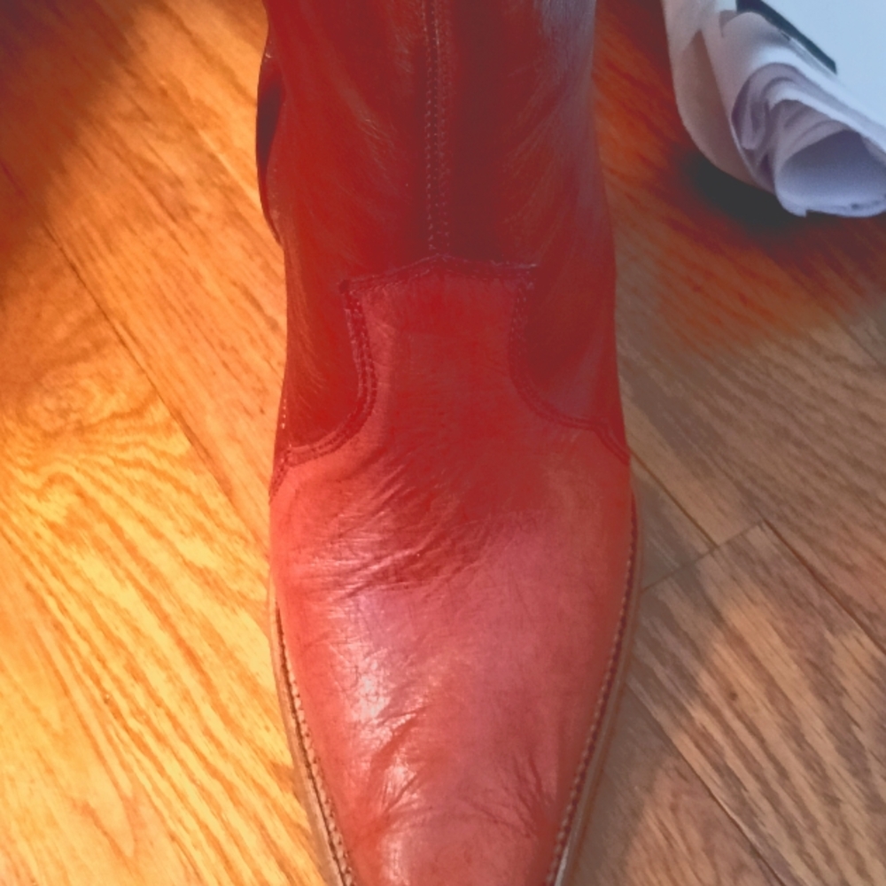 Osterich Cow Girl boots
